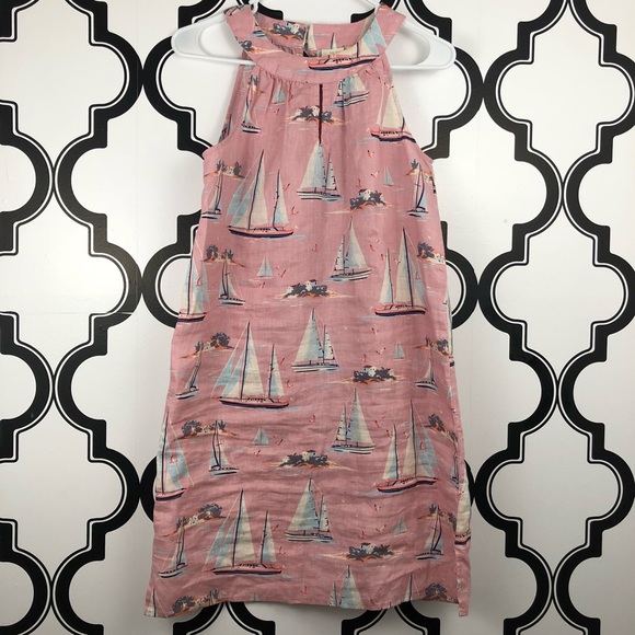 St. Tropez Dresses & Skirts - St Tropez West Linen Sailboat Print Sun Dress XS